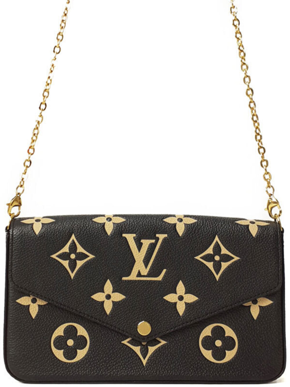 Louis Vuitton Bicolor Monogram Empreinte Pochette Felicie Bag